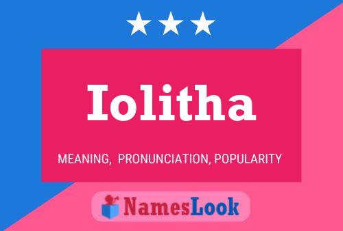 Póster del nombre Iolitha