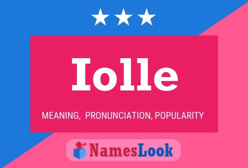 Póster del nombre Iolle