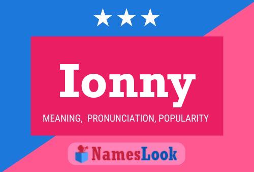 Póster del nombre Ionny