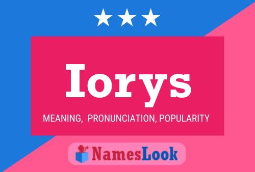 Póster del nombre Iorys