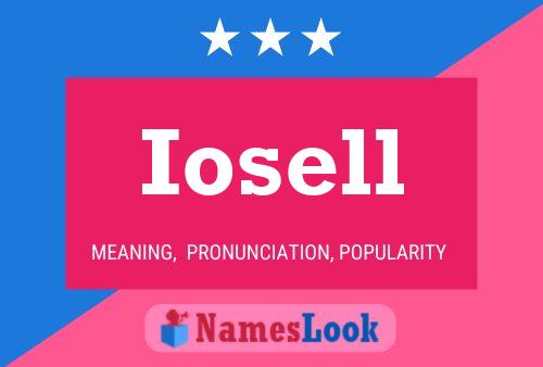 Póster del nombre Iosell