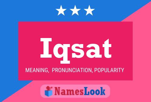 Póster del nombre Iqsat