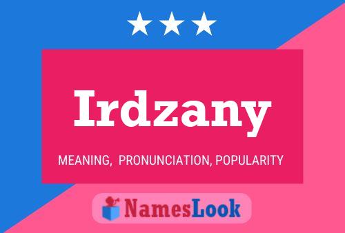 Póster del nombre Irdzany