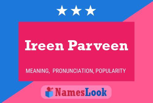 Póster del nombre Ireen Parveen