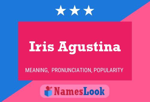 Póster del nombre Iris Agustina