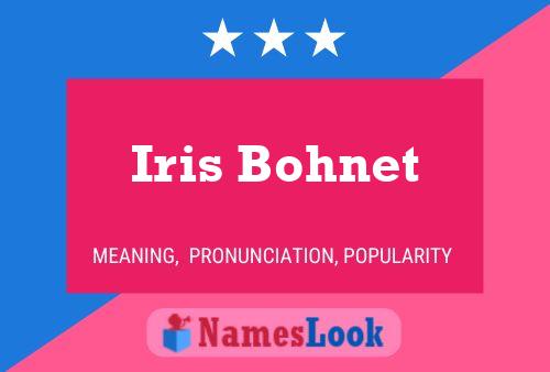 Póster del nombre Iris Bohnet