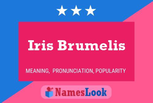 Póster del nombre Iris Brumelis