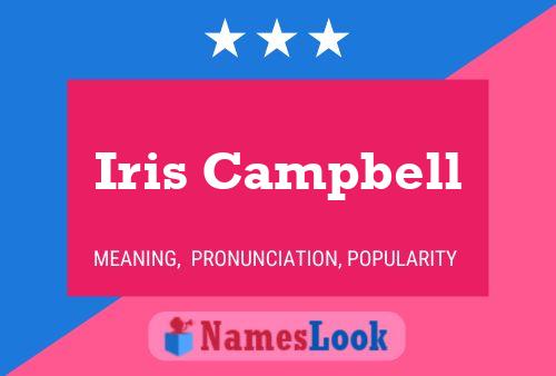 Póster del nombre Iris Campbell