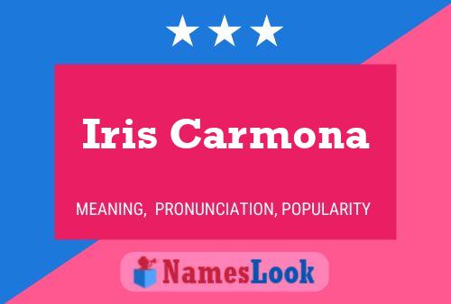 Póster del nombre Iris Carmona