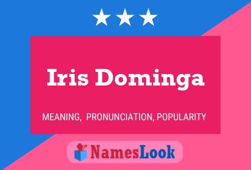 Póster del nombre Iris Dominga