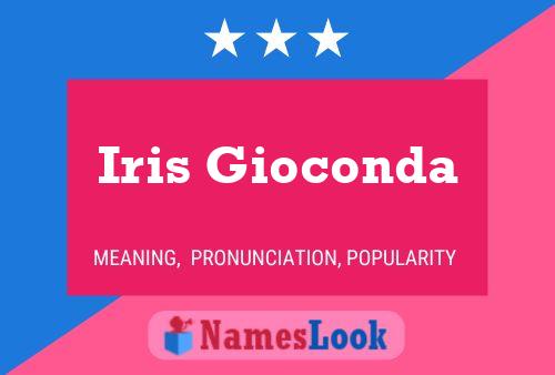 Póster del nombre Iris Gioconda