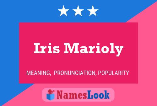 Póster del nombre Iris Marioly