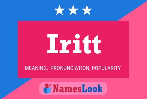 Póster del nombre Iritt