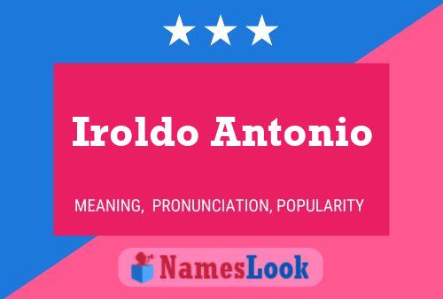 Póster del nombre Iroldo Antonio