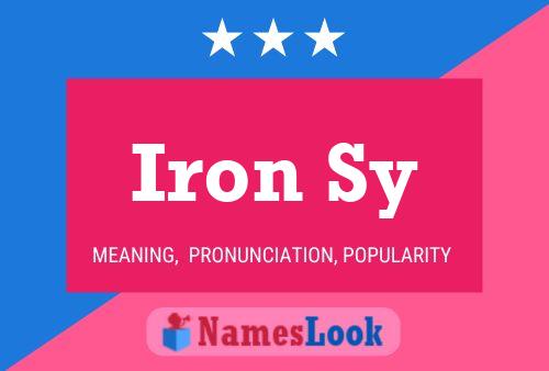 Póster del nombre Iron Sy