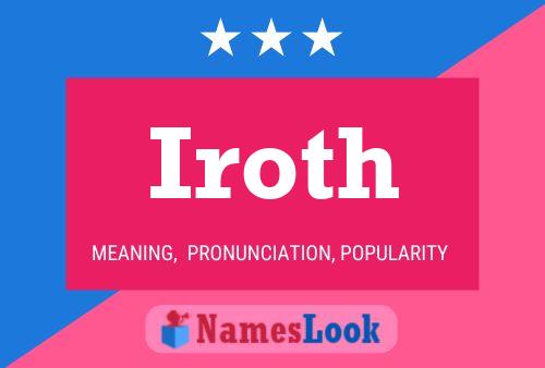 Póster del nombre Iroth