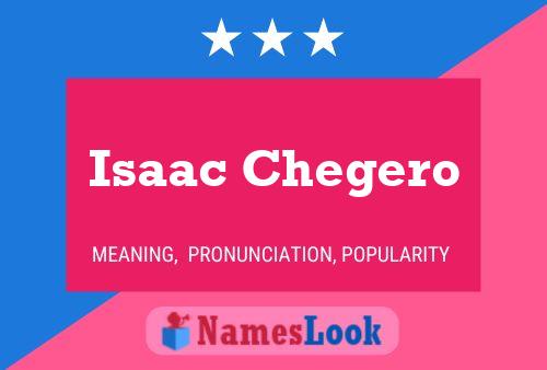 Póster del nombre Isaac Chegero