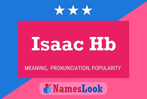 Póster del nombre Isaac Hb