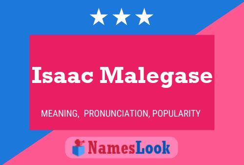 Póster del nombre Isaac Malegase