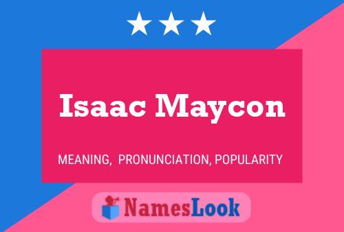 Póster del nombre Isaac Maycon