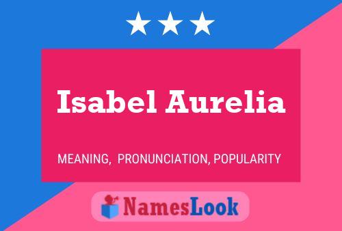 Póster del nombre Isabel Aurelia