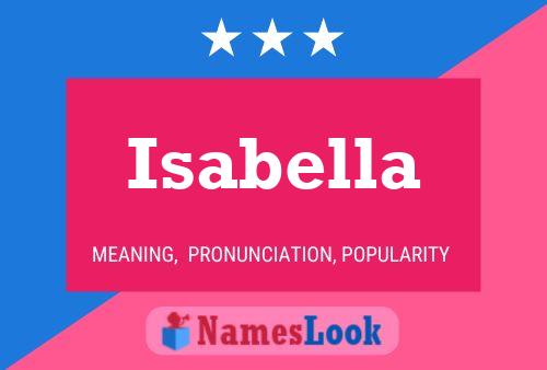 Póster del nombre Isabella