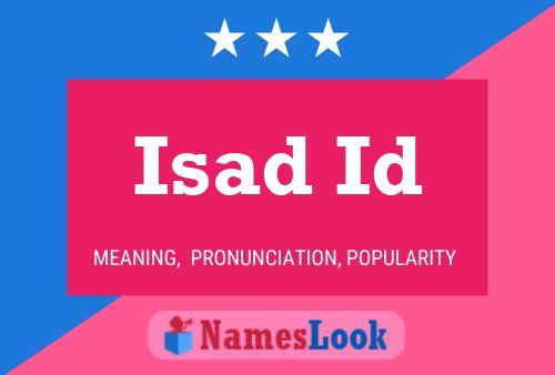 Póster del nombre Isad Id