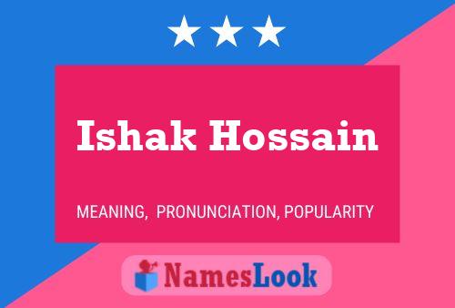 Póster del nombre Ishak Hossain