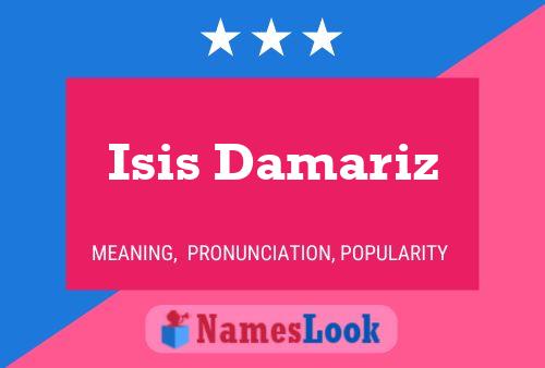 Póster del nombre Isis Damariz