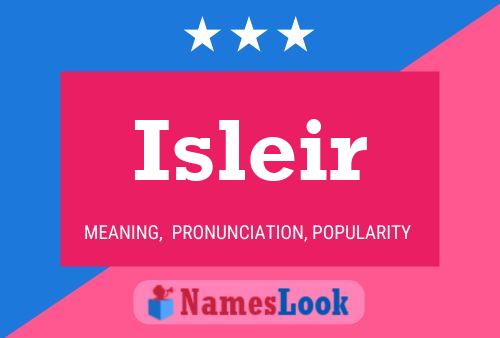 Póster del nombre Isleir