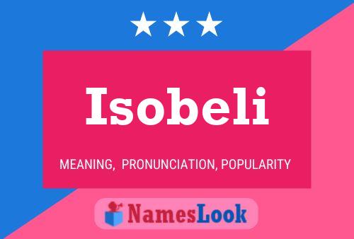 Póster del nombre Isobeli