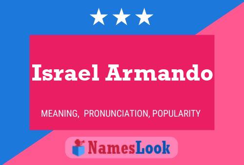 Póster del nombre Israel Armando