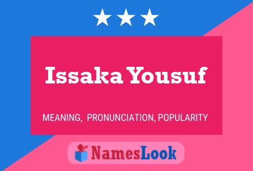 Póster del nombre Issaka Yousuf