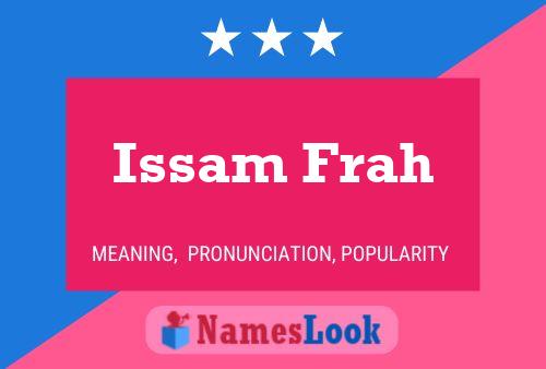 Póster del nombre Issam Frah