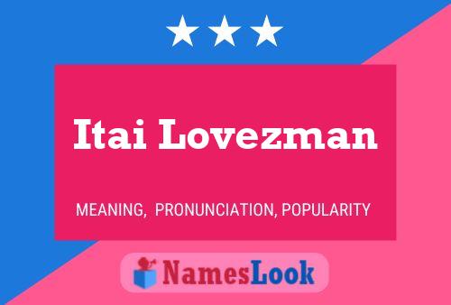 Póster del nombre Itai Lovezman