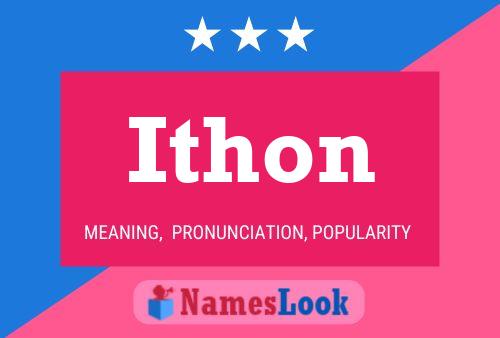 Póster del nombre Ithon