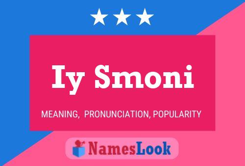 Póster del nombre Iy Smoni