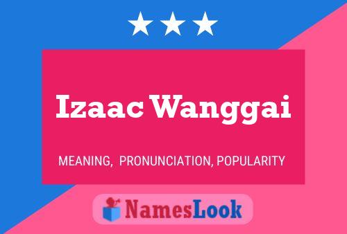 Póster del nombre Izaac Wanggai