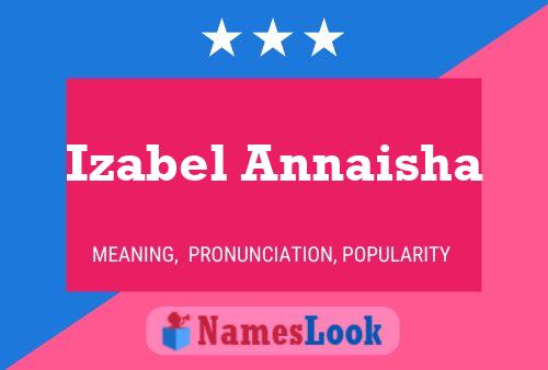 Póster del nombre Izabel Annaisha