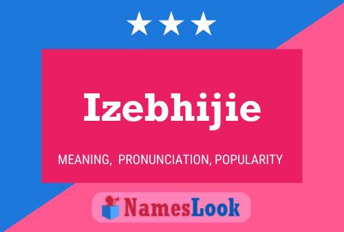 Póster del nombre Izebhijie