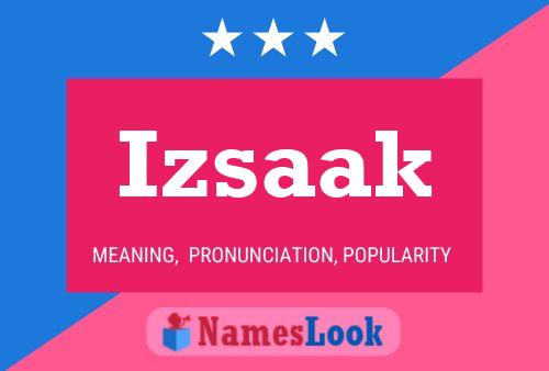 Póster del nombre Izsaak