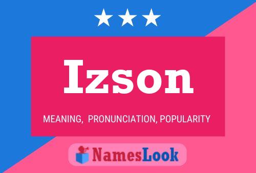 Póster del nombre Izson