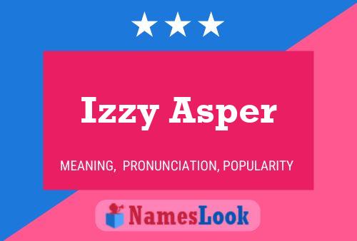 Póster del nombre Izzy Asper