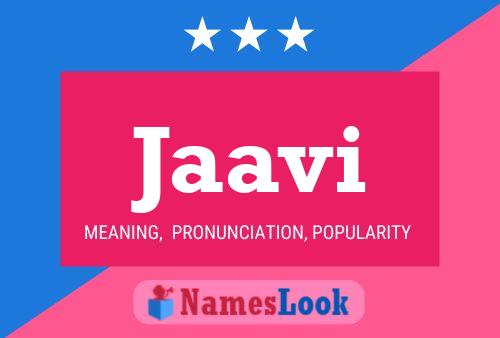 Póster del nombre Jaavi