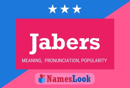 Póster del nombre Jabers