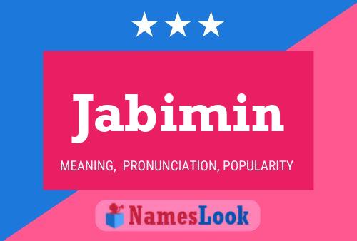 Póster del nombre Jabimin