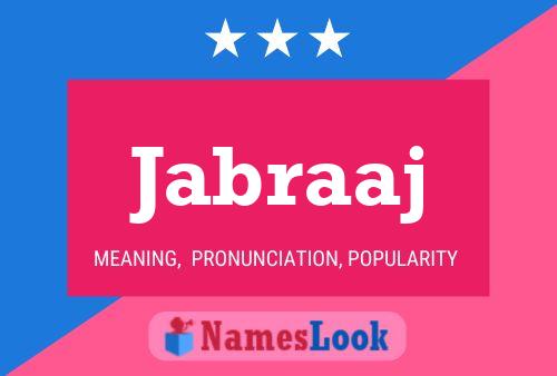 Póster del nombre Jabraaj