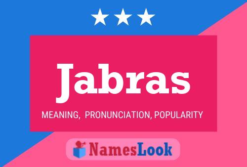 Póster del nombre Jabras