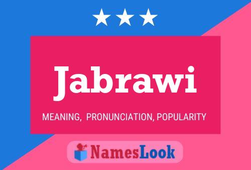 Póster del nombre Jabrawi