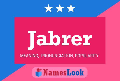 Póster del nombre Jabrer